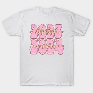 Bye bye 2023 hello 2024 T-Shirt